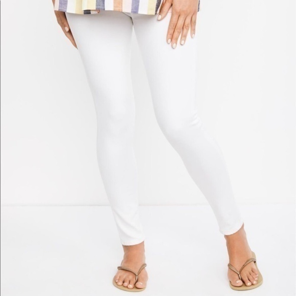 EUC AG white maternity jeans